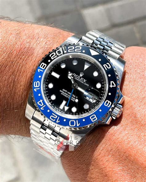 rolex gmt master batman code 400|rolex gmt master 2 batman.